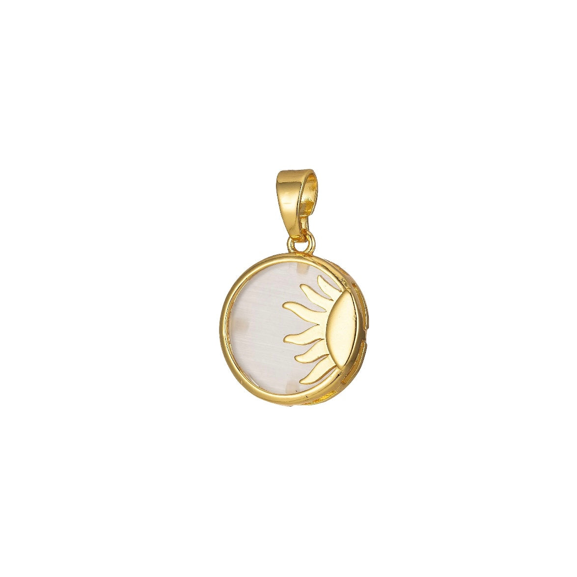 Circular Sun Charm