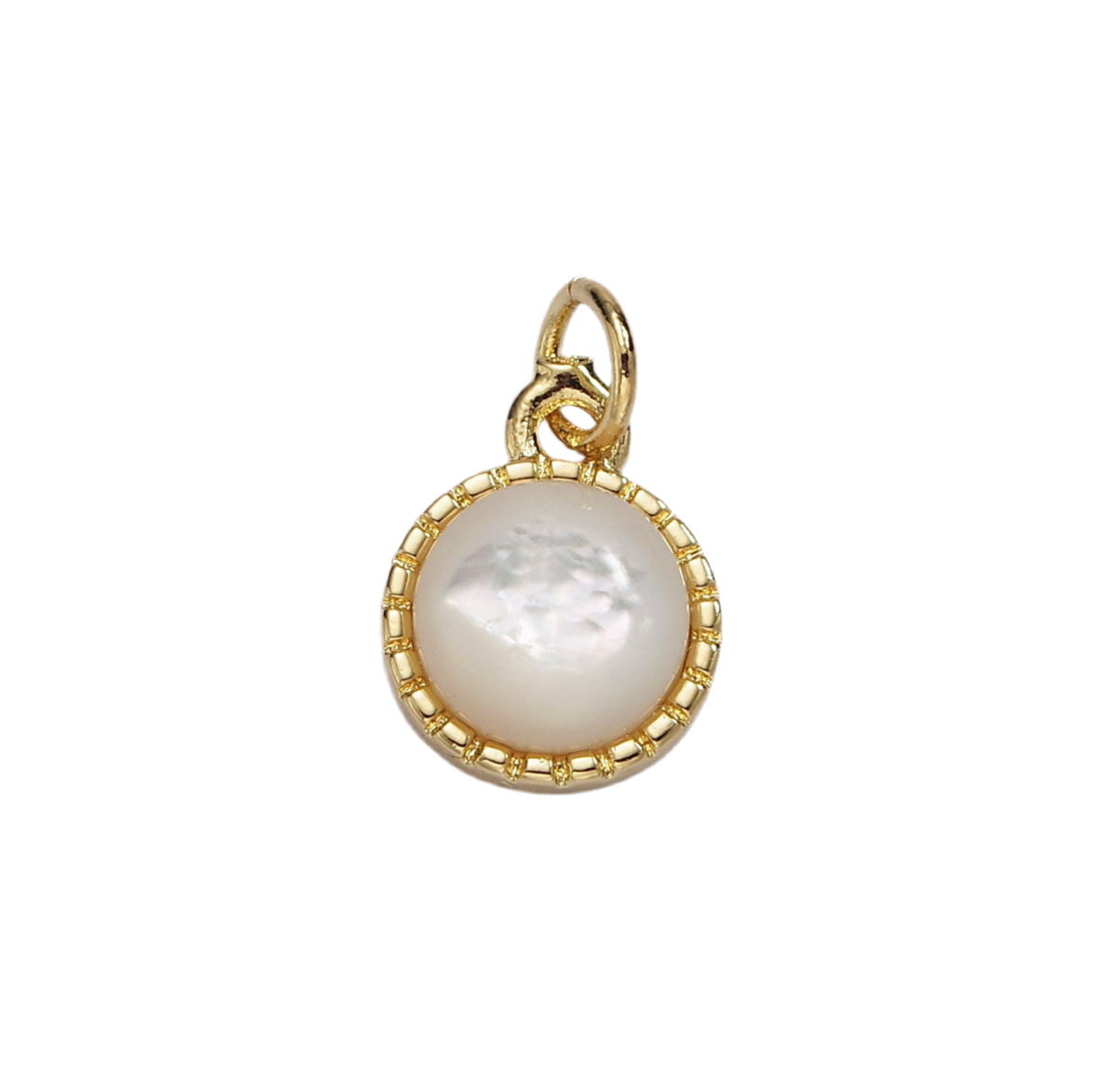 Half Pearl Charm