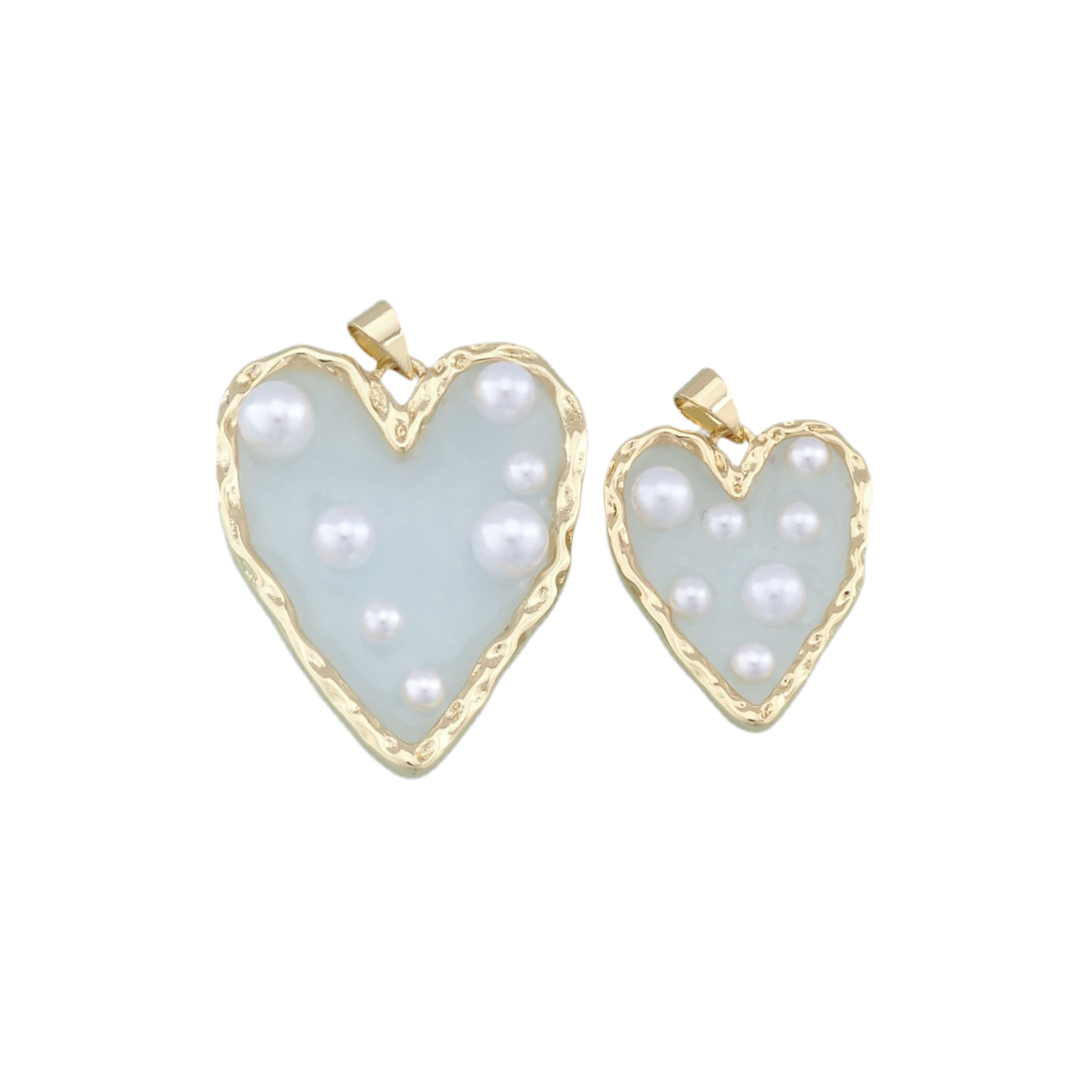 Swimming Pearls Charm