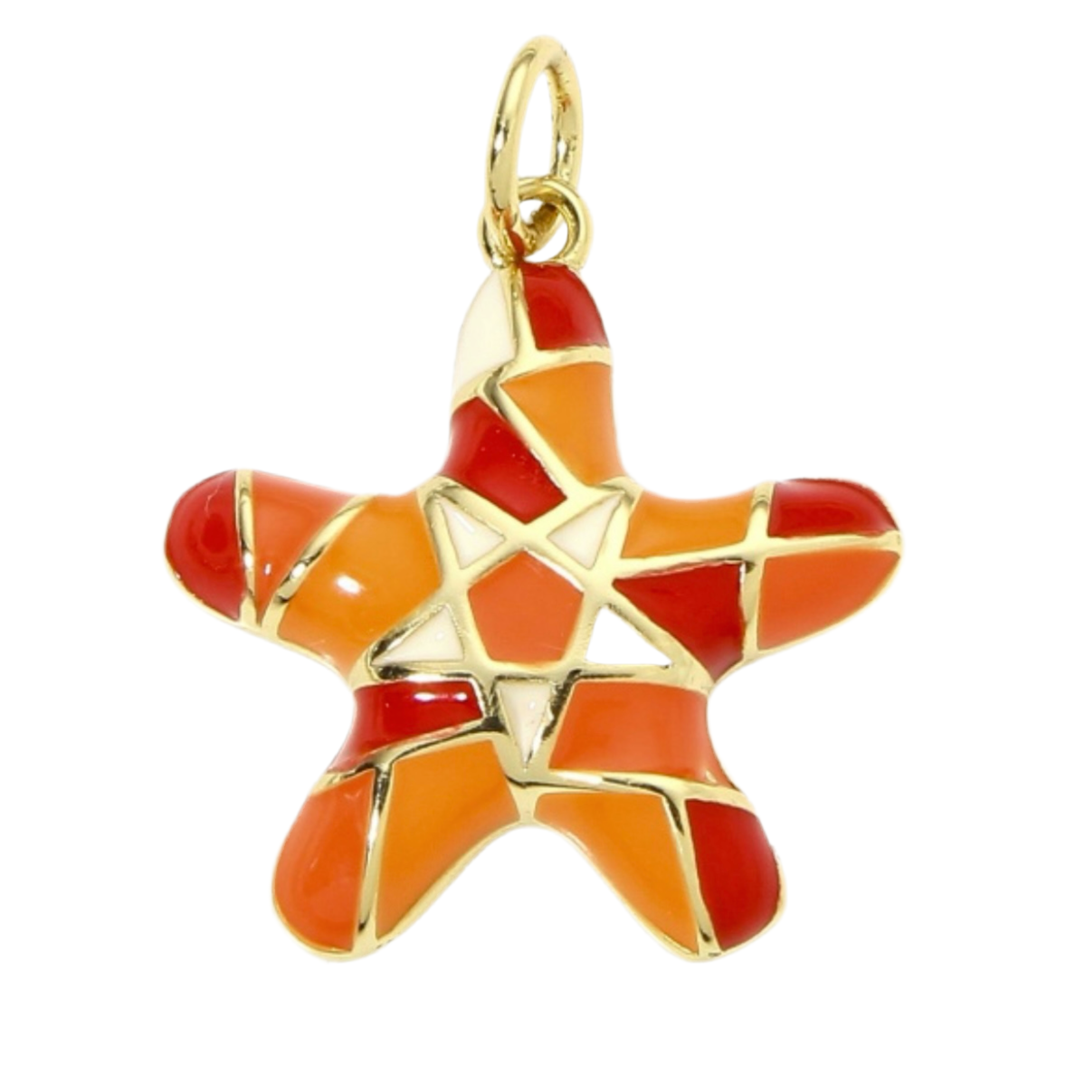 Colorful Starfish Charm