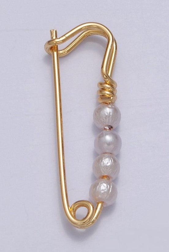 Safety Pin Pearl Base